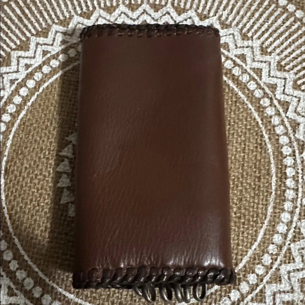 Brown Leather Key Holder
